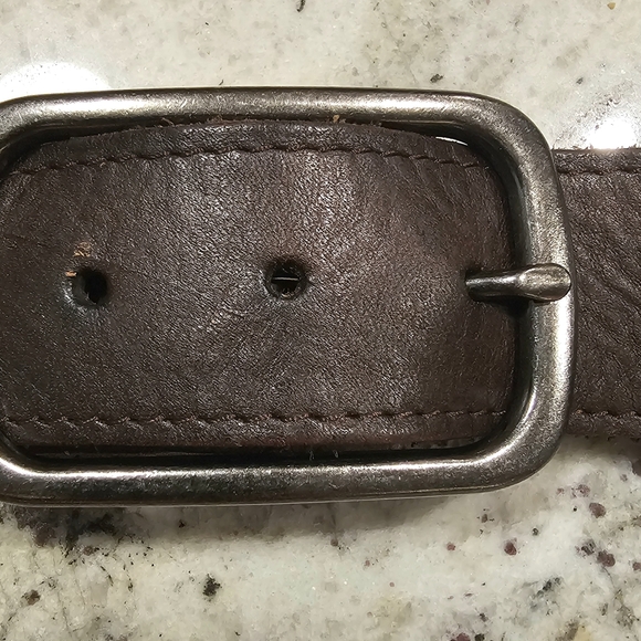 Bed Stu Brown Leather Woven Belt Women Size M - Picture 6 of 11